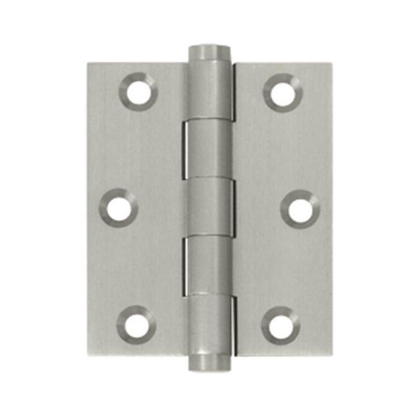 Patioplus 3 x 2.5 in. Screen Door Hinge, Satin Nickel - Solid PA2667088